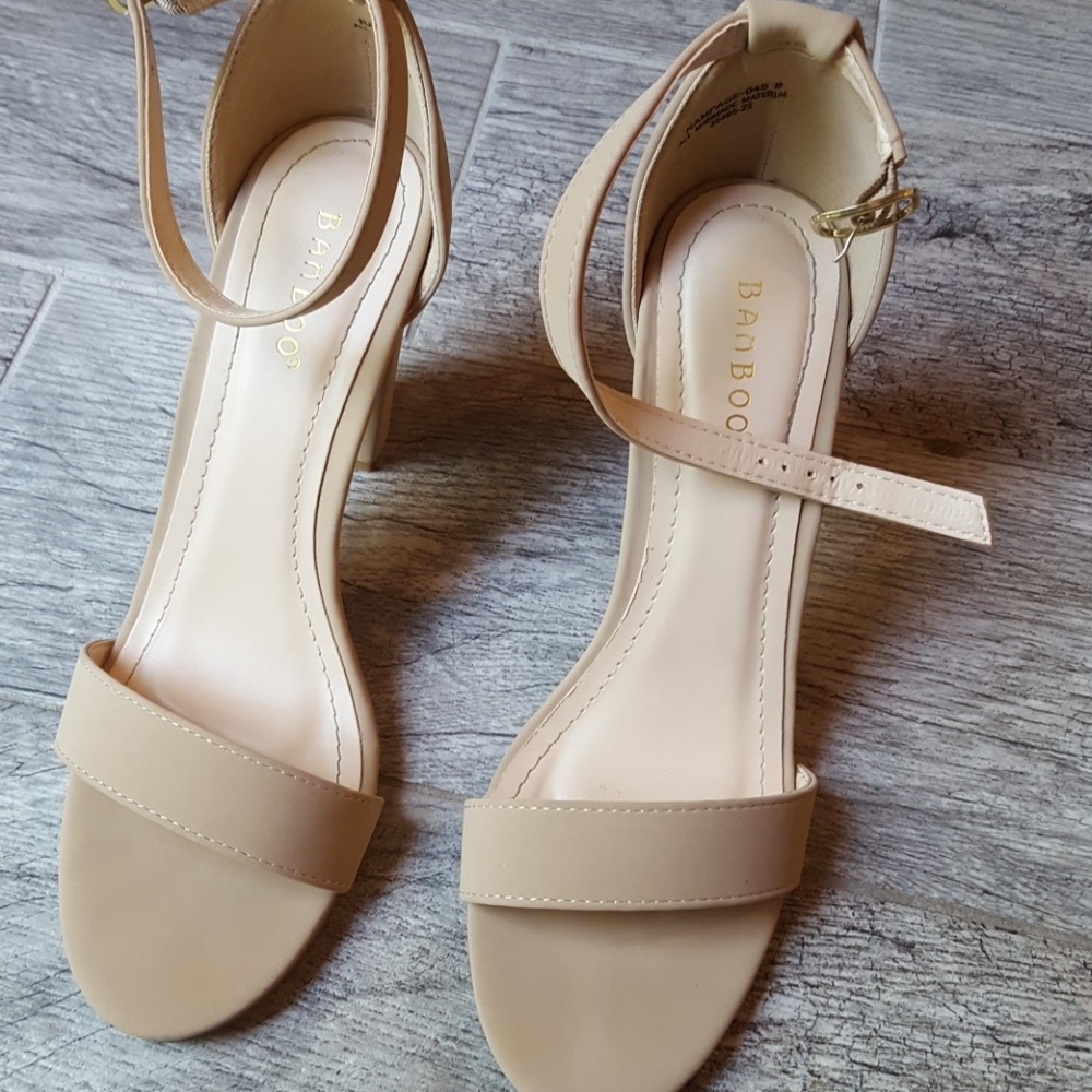 Khaki heels